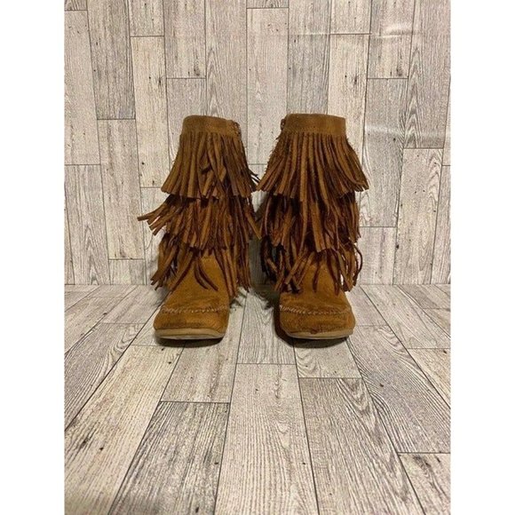 Mudd Brown Suede Fridge Boots Size Toddler 12 - Picture 1 of 6